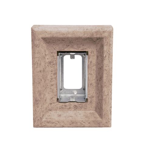 electrical boxes to be mounted on stone wall|electrical box for stone wall.